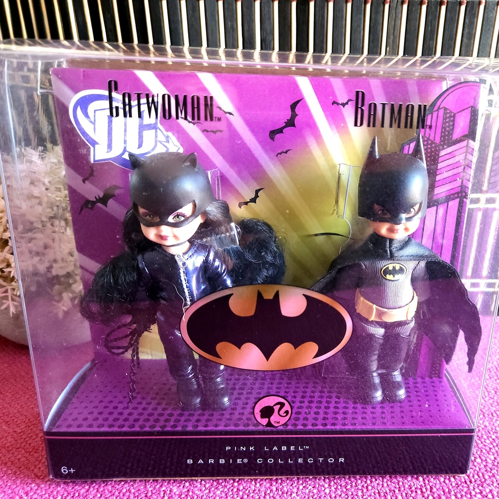 PINK LABEL Mattel Kelly & Tommy as Catwoman & Batman Box Set▪︎Mattel Kelly & Tom